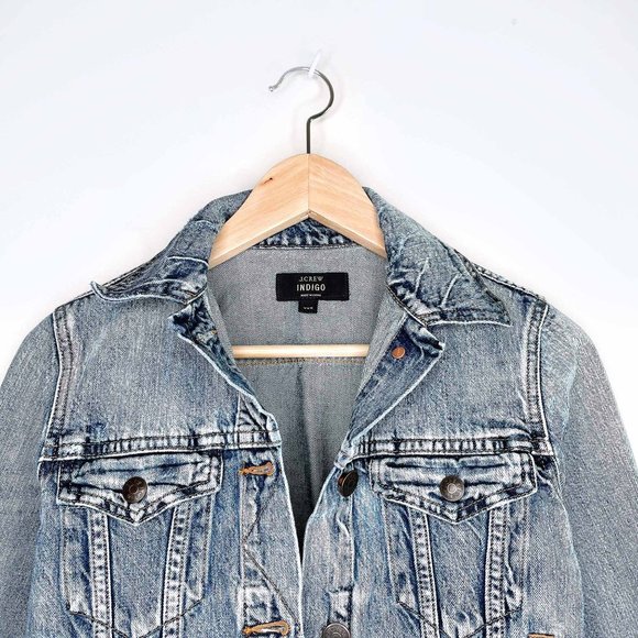 ⚡️SOLD⚡️J Crew x Indigo jean denim jacket - Picture 4 of 6